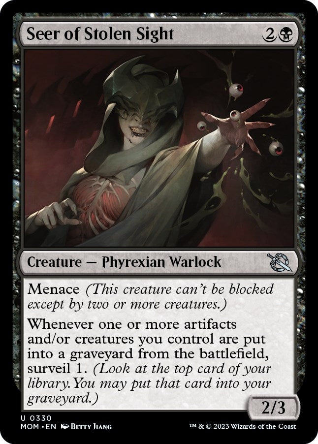 Image for Seer of Stolen Sight (330) [March of the Machine] - Magic: The Gathering