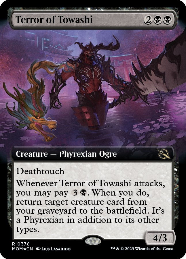 Image for Terror of Towashi (Extended Art) (378) [March of the Machine] - Magic: The Gathering