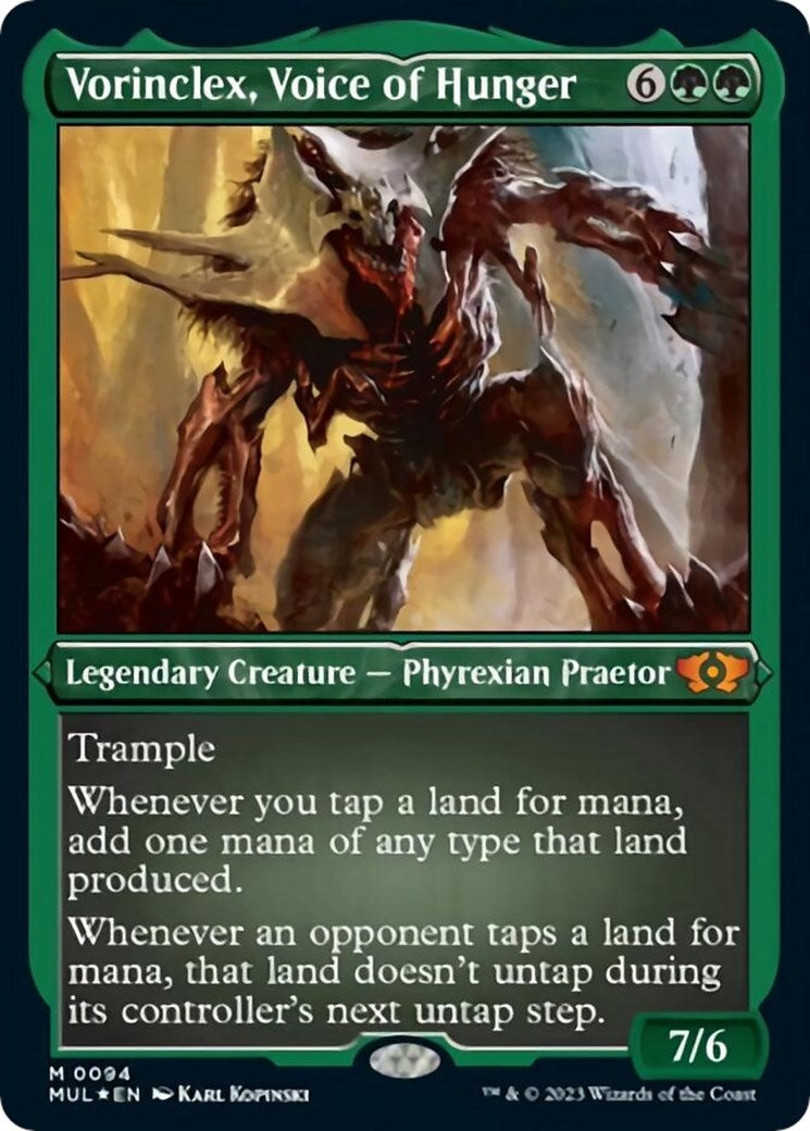 Image for Vorinclex, Voice of Hunger (Foil Etched) (94) [March of the Machine: Multiverse Legends] - Magic: The Gathering