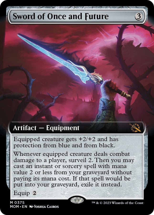 Image for Sword of Once and Future (Extended Art) (375) [March of the Machine] - Magic: The Gathering