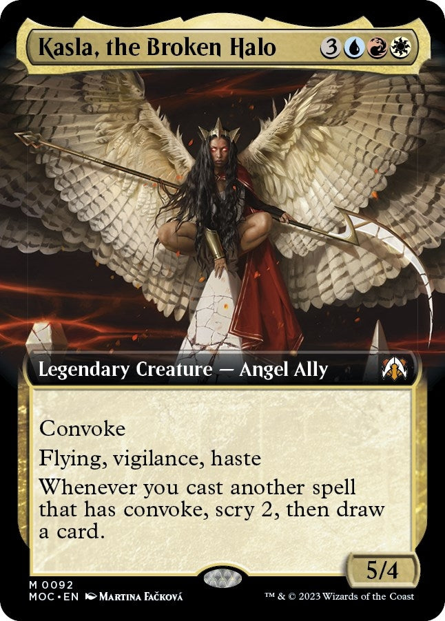 Image for Kasla, the Broken Halo (Extended Art) (92) [March of the Machine] - Magic: The Gathering