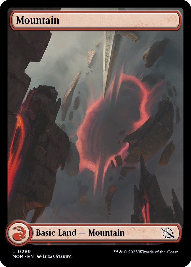 Image for Mountain (0289) (289) [March of the Machine] - Magic: The Gathering