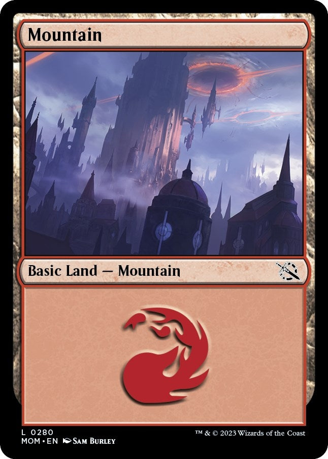 Image for Mountain (0280) (280) [March of the Machine] - Magic: The Gathering