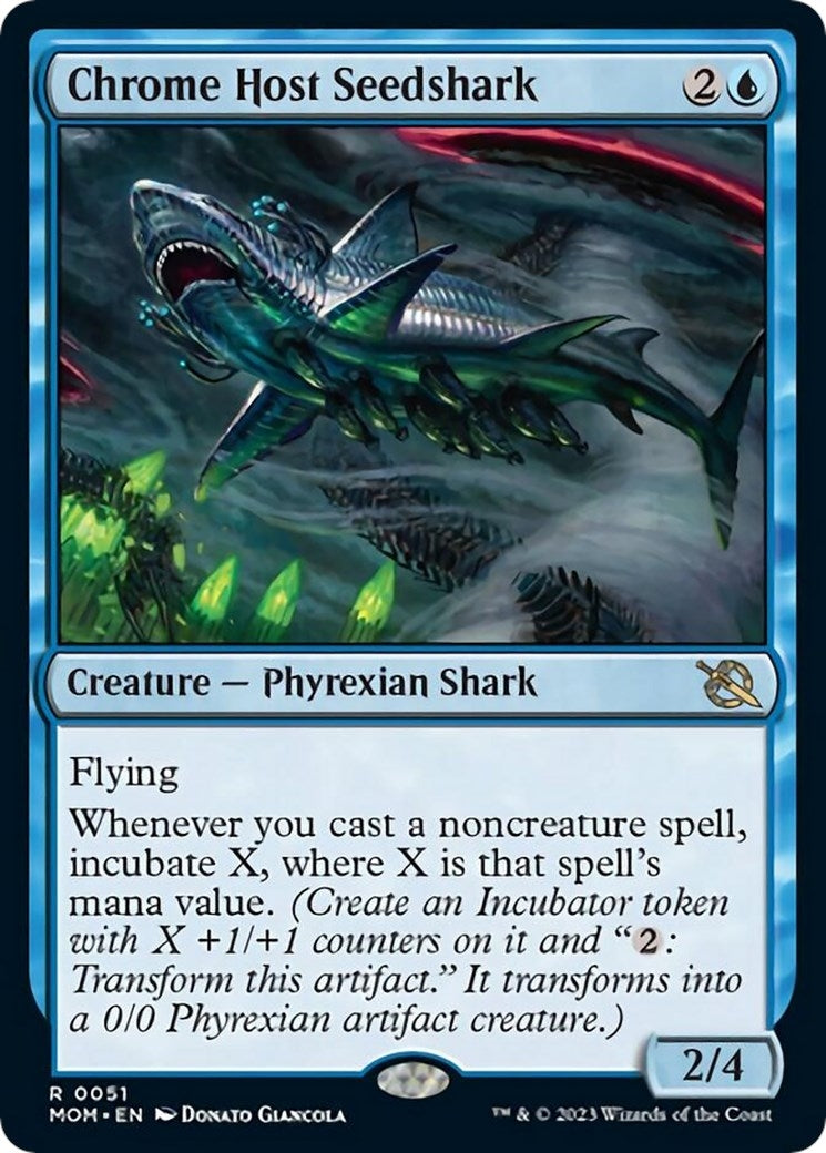 Image for Chrome Host Seedshark (51) [March of the Machine] - Magic: The Gathering