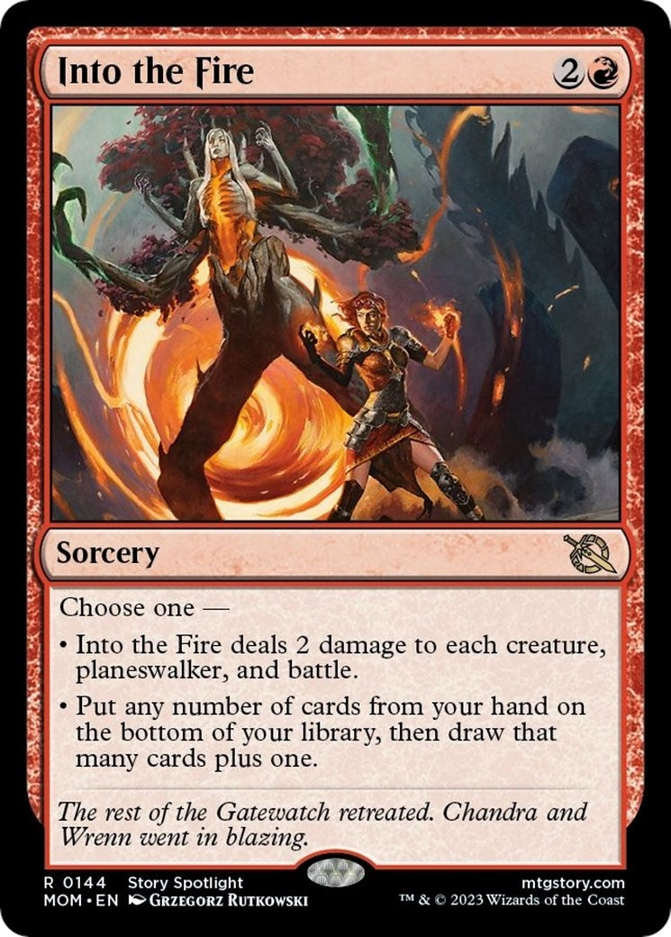 Image for Into the Fire (144) [March of the Machine] - Magic: The Gathering