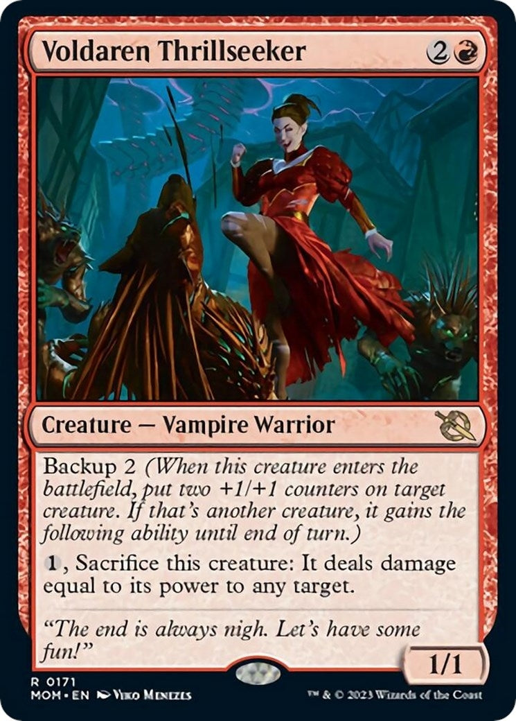 Image for Voldaren Thrillseeker (171) [March of the Machine] - Magic: The Gathering