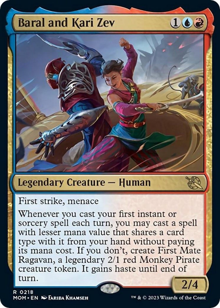 Image for Baral and Kari Zev (218) [March of the Machine] - Magic: The Gathering