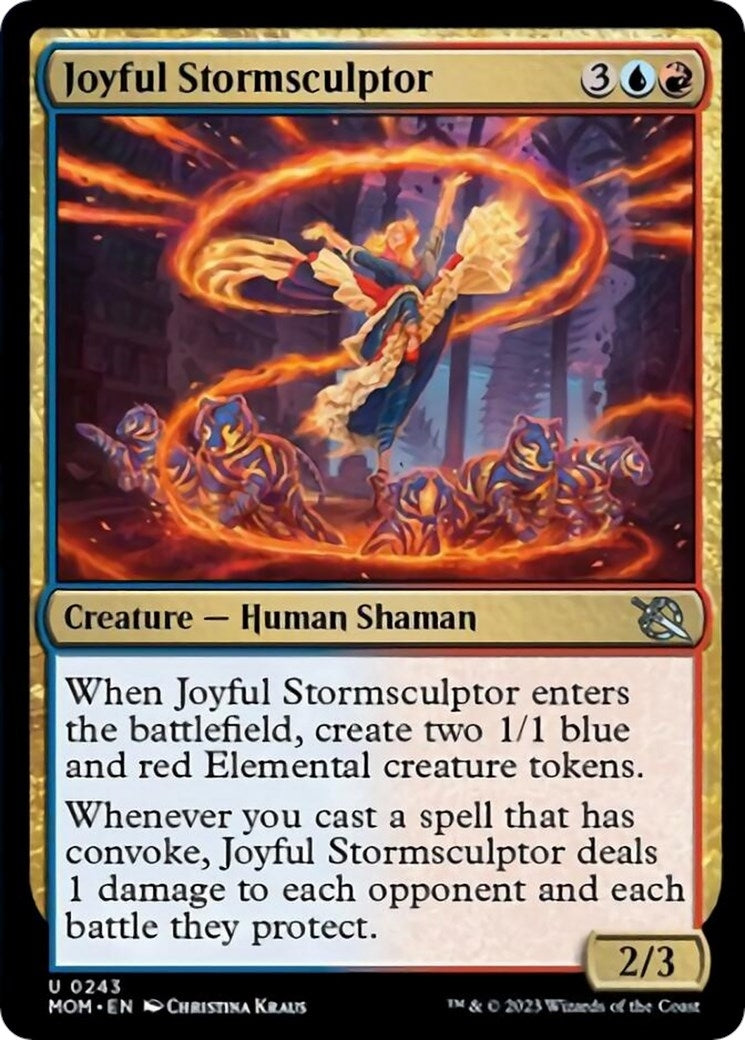 Image for Joyful Stormsculptor (243) [March of the Machine] - Magic: The Gathering