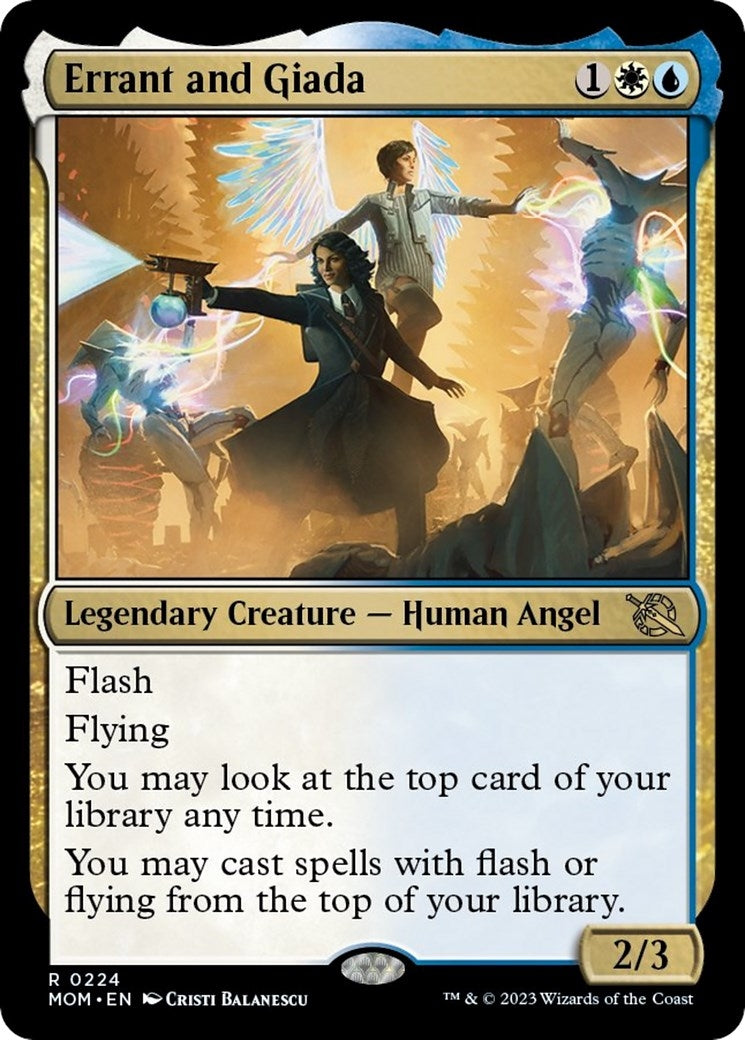 Image for Errant and Giada (224) [March of the Machine] - Magic: The Gathering
