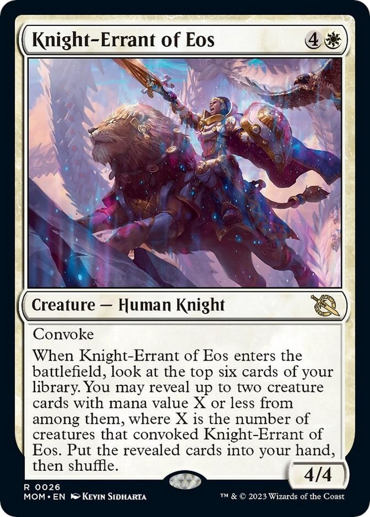 Image for Knight-Errant of Eos (26) [March of the Machine] - Magic: The Gathering