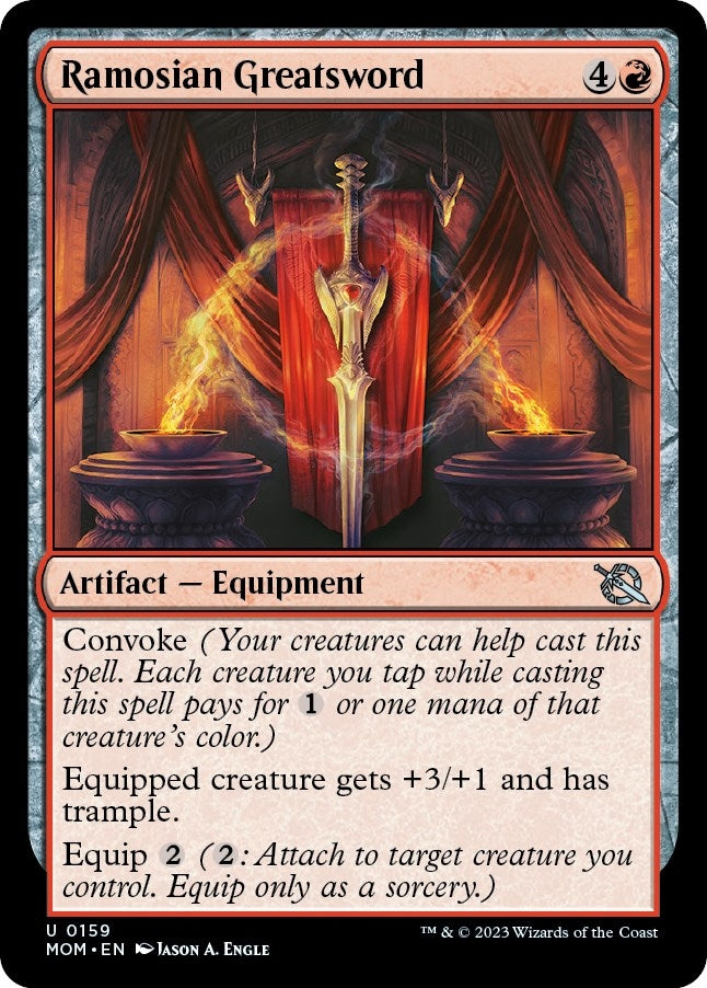 Image for Ramosian Greatsword (159) [March of the Machine] - Magic: The Gathering