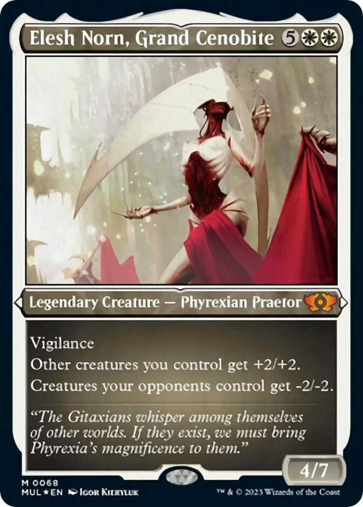 Image for Elesh Norn, Grand Cenobite (Foil Etched) (68) [March of the Machine: Multiverse Legends] - Magic: The Gathering