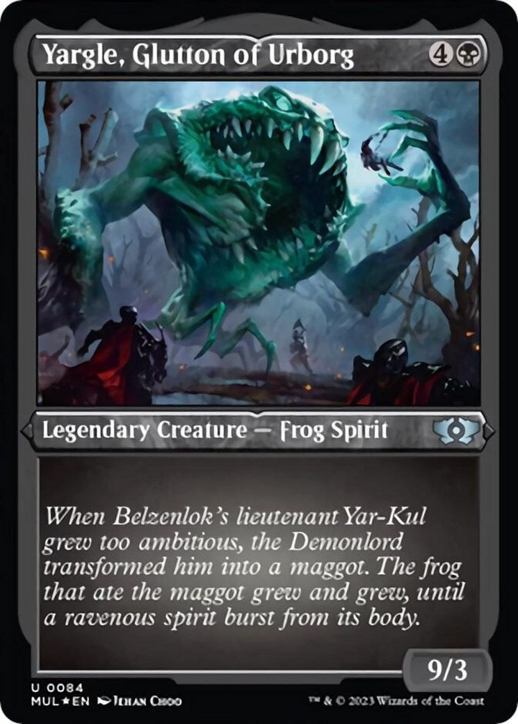 Image for Yargle, Glutton of Urborg (Foil Etched) (84) [March of the Machine: Multiverse Legends] - Magic: The Gathering