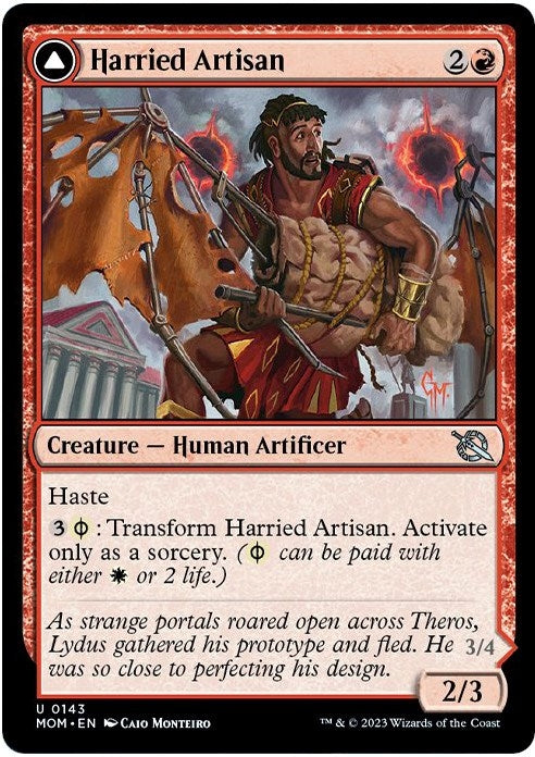 Image for Harried Artisan (143) [March of the Machine] - Magic: The Gathering