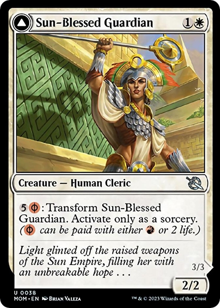 Image for Sun-Blessed Guardian (38) [March of the Machine] - Magic: The Gathering