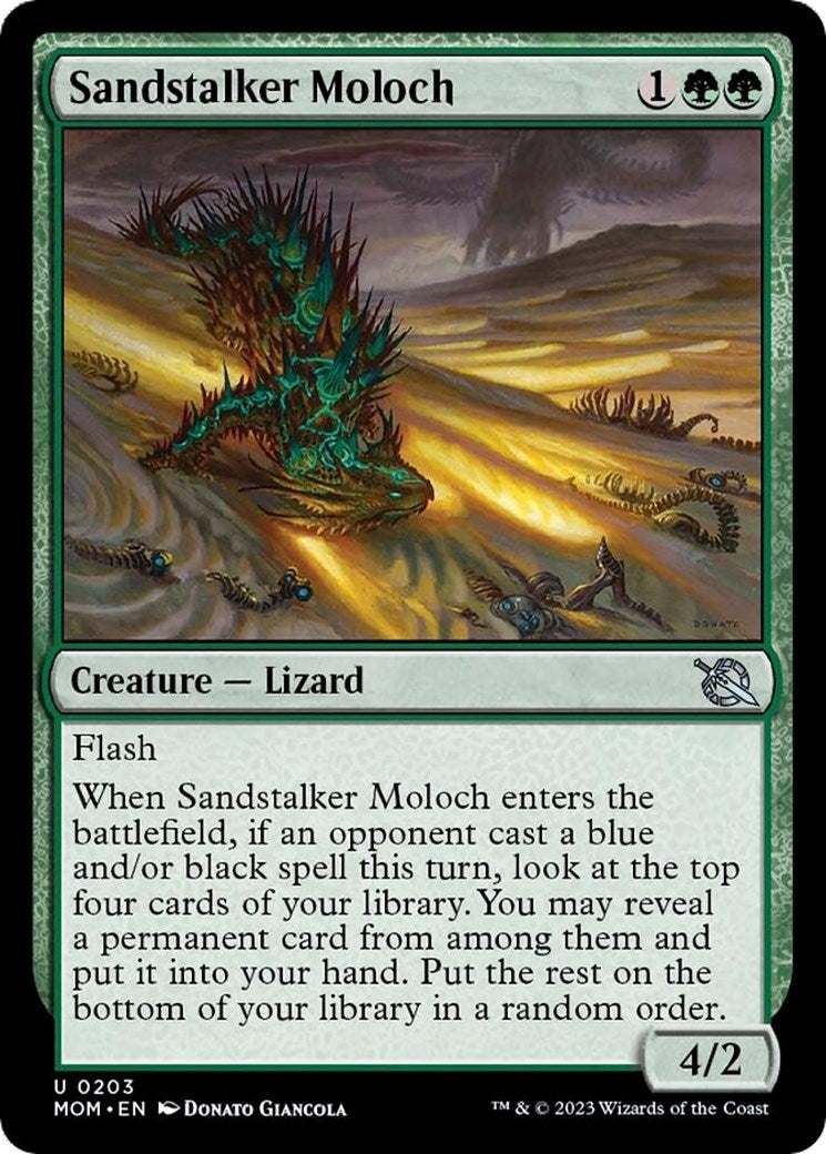 Image for Sandstalker Moloch (203) [March of the Machine] - Magic: The Gathering