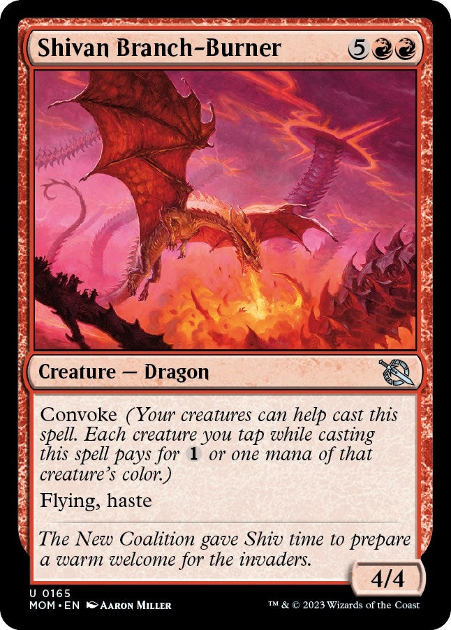 Image for Shivan Branch-Burner (165) [March of the Machine] - Magic: The Gathering