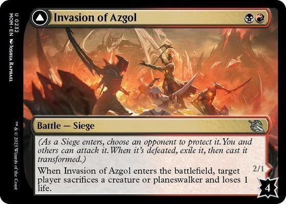 Image for Invasion of Azgol (232) [March of the Machine] - Magic: The Gathering