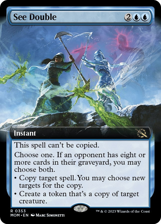 Image for See Double (Extended Art) (353) [March of the Machine] - Magic: The Gathering