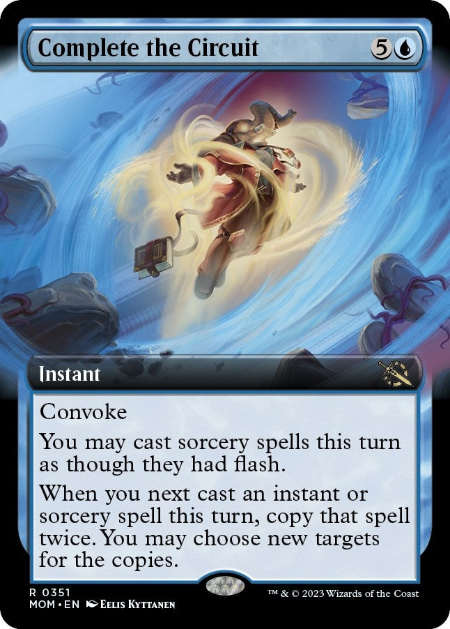 Image for Complete the Circuit (Extended Art) (351) [March of the Machine] - Magic: The Gathering