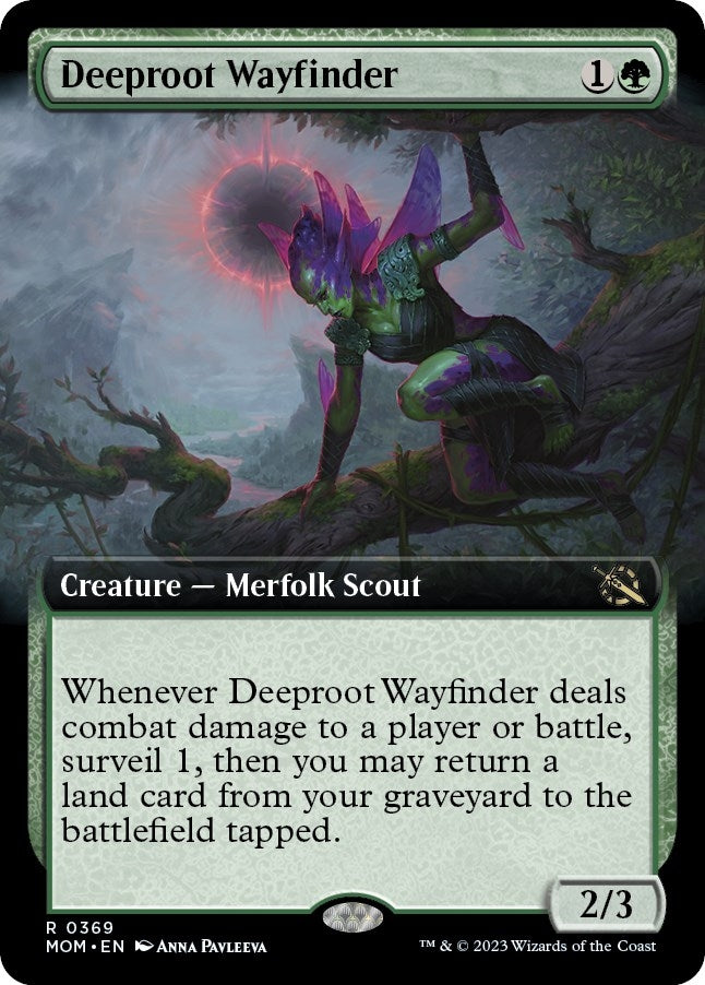 Image for Deeproot Wayfinder (Extended Art) (369) [March of the Machine] - Magic: The Gathering