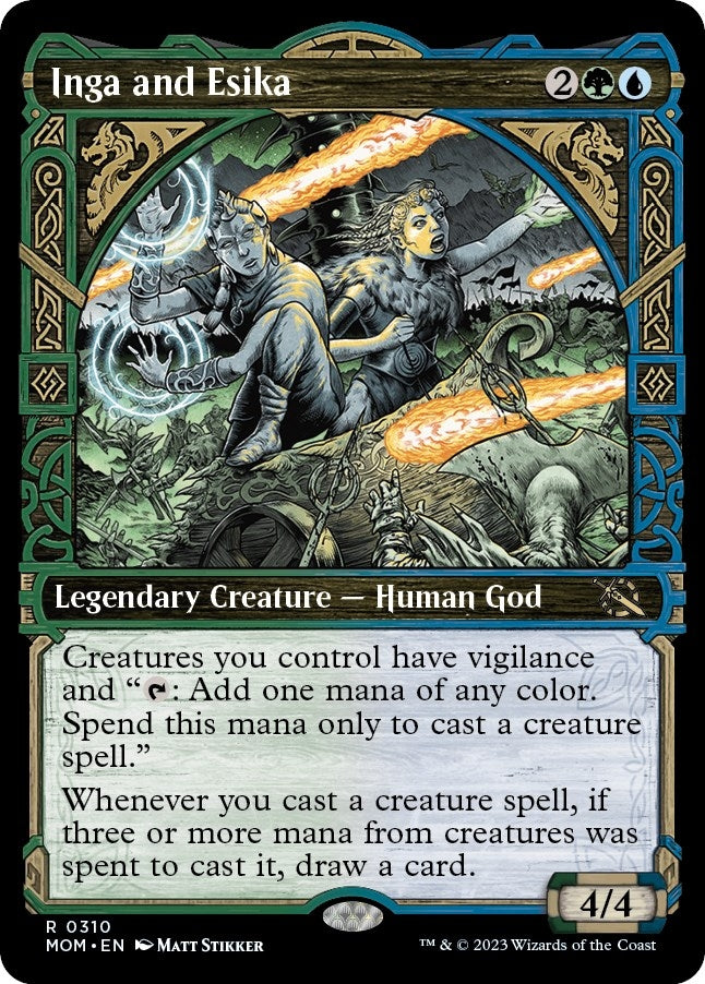 Image for Inga and Esika (Showcase) (310) [March of the Machine] - Magic: The Gathering