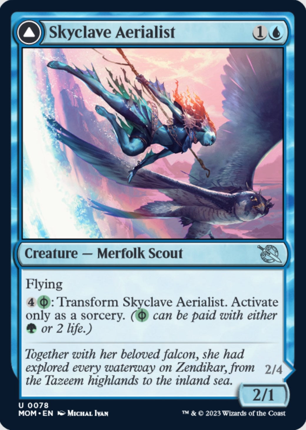Image for Skyclave Aerialist (78) [March of the Machine] - Magic: The Gathering