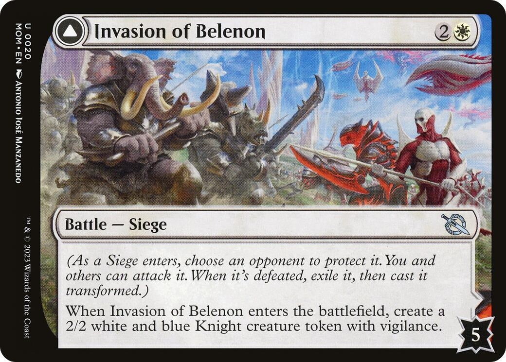 Image for Invasion of Belenon (20) [March of the Machine] - Magic: The Gathering