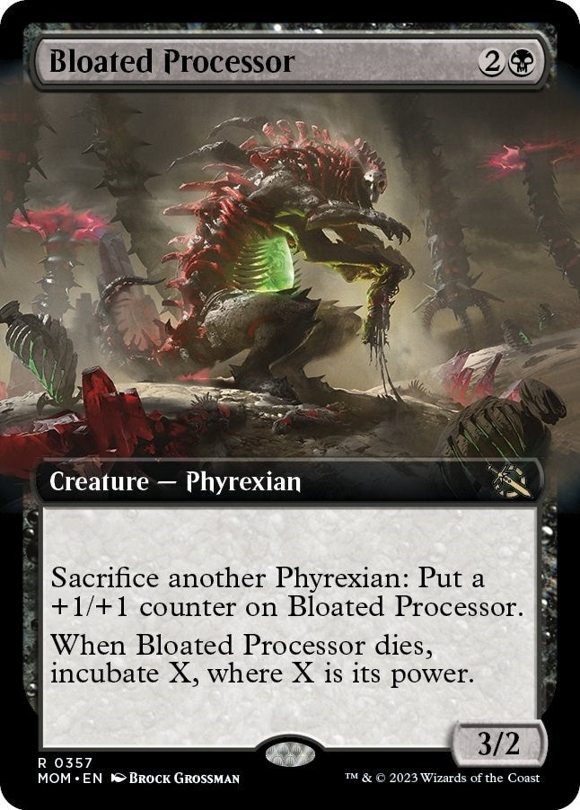 Image for Bloated Processor (Extended Art) (357) [March of the Machine] - Magic: The Gathering