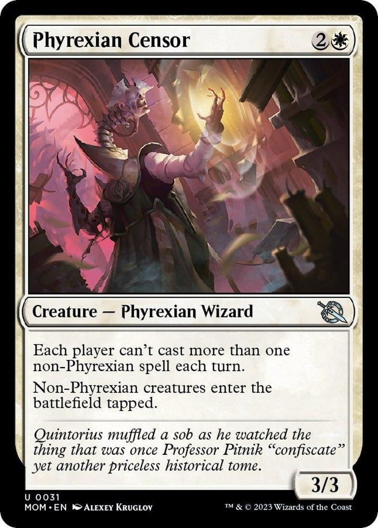 Image for Phyrexian Censor (31) [March of the Machine] - Magic: The Gathering