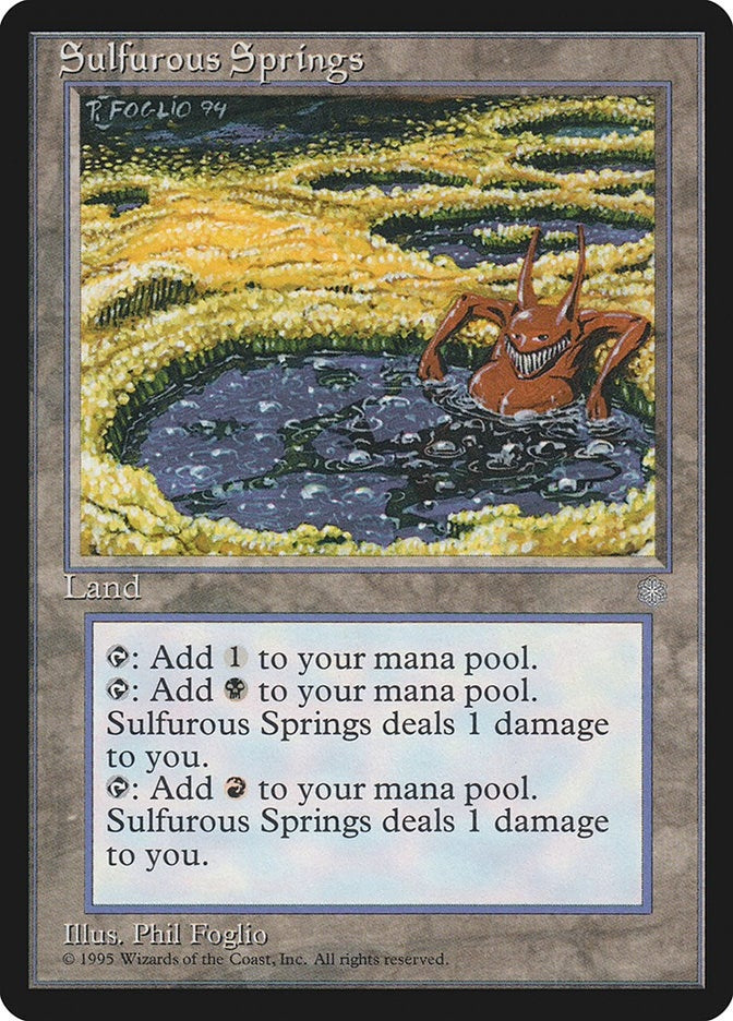 Image for Sulfurous Springs (352) [Ice Age] - Magic: The Gathering