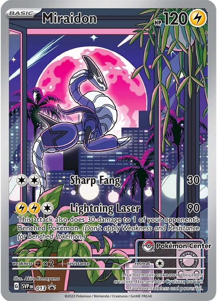 Image for Miraidon - 013 (Pokemon Center Exclusive) (013) [SV: Scarlet & Violet Promo Cards] - Pokemon