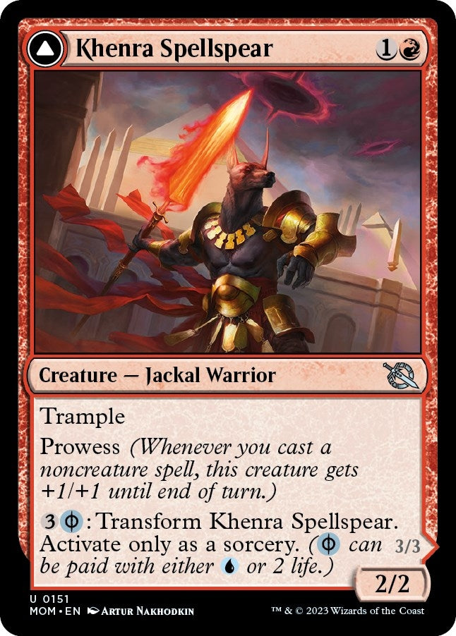 Image for Khenra Spellspear (151) [March of the Machine] - Magic: The Gathering