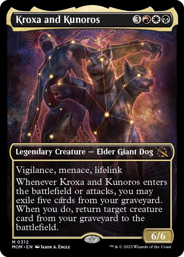 Image for Kroxa and Kunoros (Showcase) (312) [March of the Machine] - Magic: The Gathering