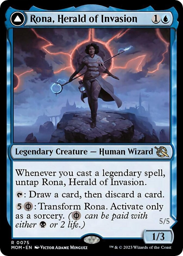 Image for Rona, Herald of Invasion (75) [March of the Machine] - Magic: The Gathering