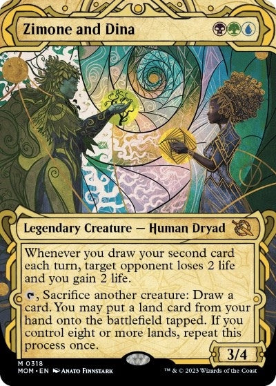 Image for Zimone and Dina (Showcase) (318) [March of the Machine] - Magic: The Gathering