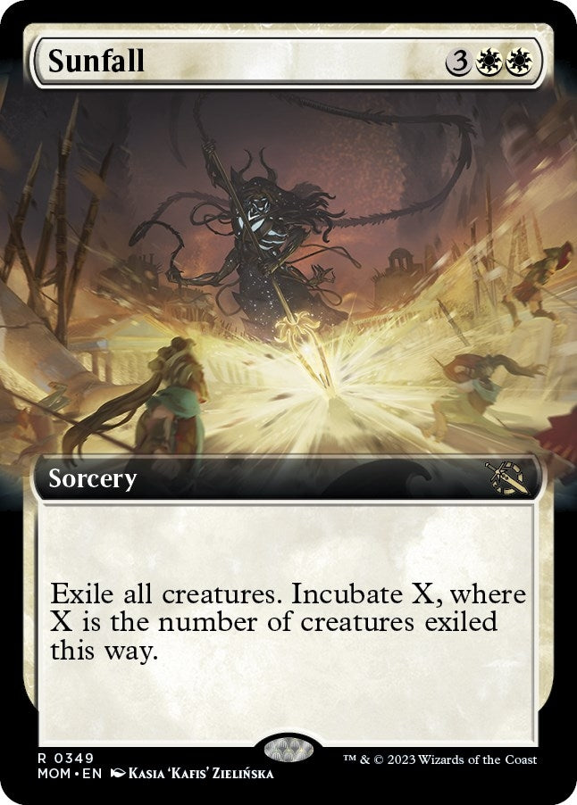 Image for Sunfall (Extended Art) (349) [March of the Machine] - Magic: The Gathering