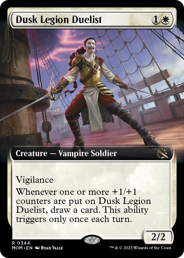 Image for Dusk Legion Duelist (Extended Art) (344) [March of the Machine] - Magic: The Gathering