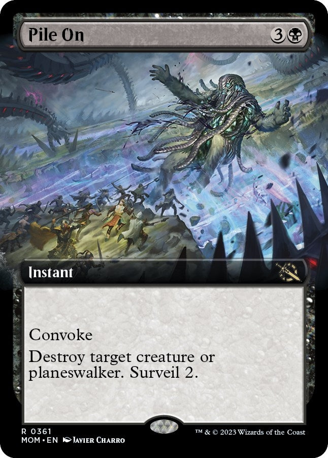 Image for Pile On (Extended Art) (361) [March of the Machine] - Magic: The Gathering