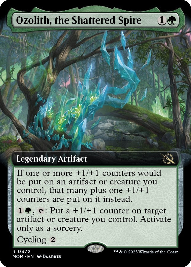 Image for Ozolith, the Shattered Spire (Extended Art) (372) [March of the Machine] - Magic: The Gathering