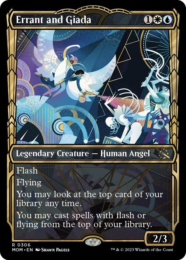 Image for Errant and Giada (Showcase) (306) [March of the Machine] - Magic: The Gathering