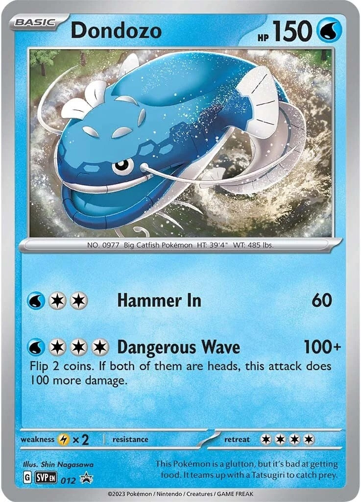Image for Dondozo - 012 (012) [SV: Scarlet & Violet Promo Cards] - Pokemon