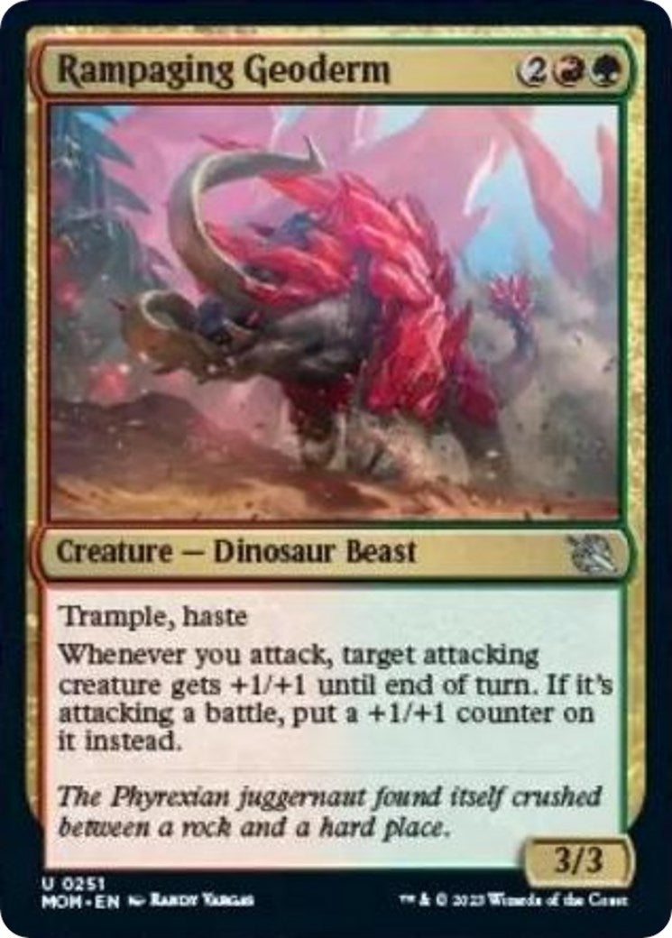 Image for Rampaging Geoderm (251) [March of the Machine] - Magic: The Gathering