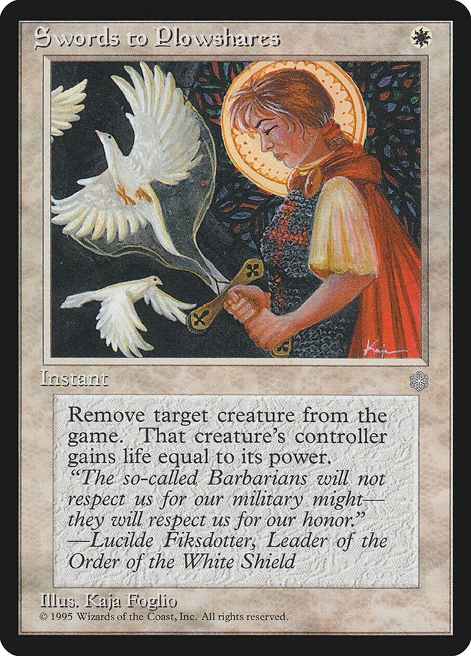 Image for Swords to Plowshares [Ice Age] - Magic: The Gathering