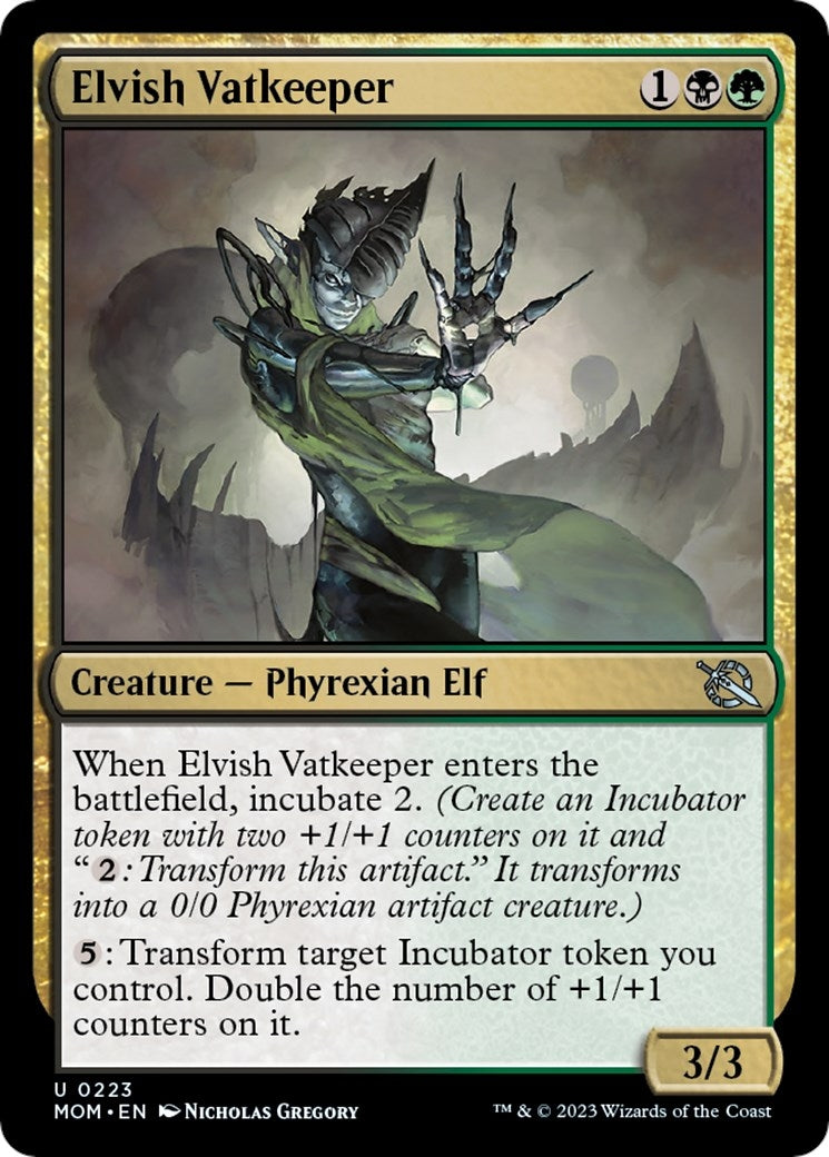 Image for Elvish Vatkeeper (223) [March of the Machine] - Magic: The Gathering