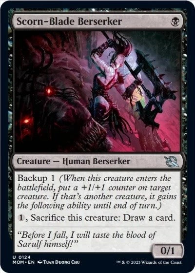 Image for Scorn-Blade Berserker (124) [March of the Machine] - Magic: The Gathering