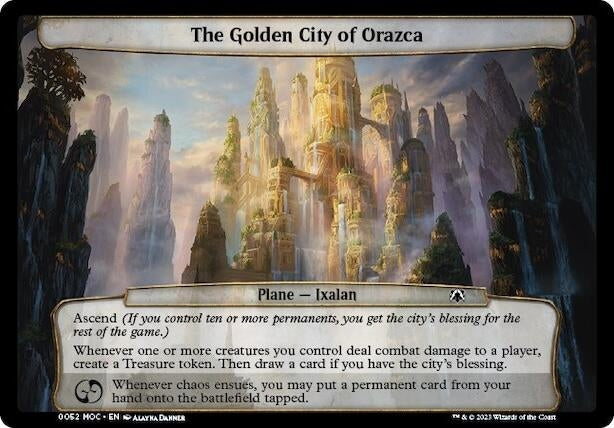 Image for The Golden City of Orazca (52) [March of the Machine] - Magic: The Gathering