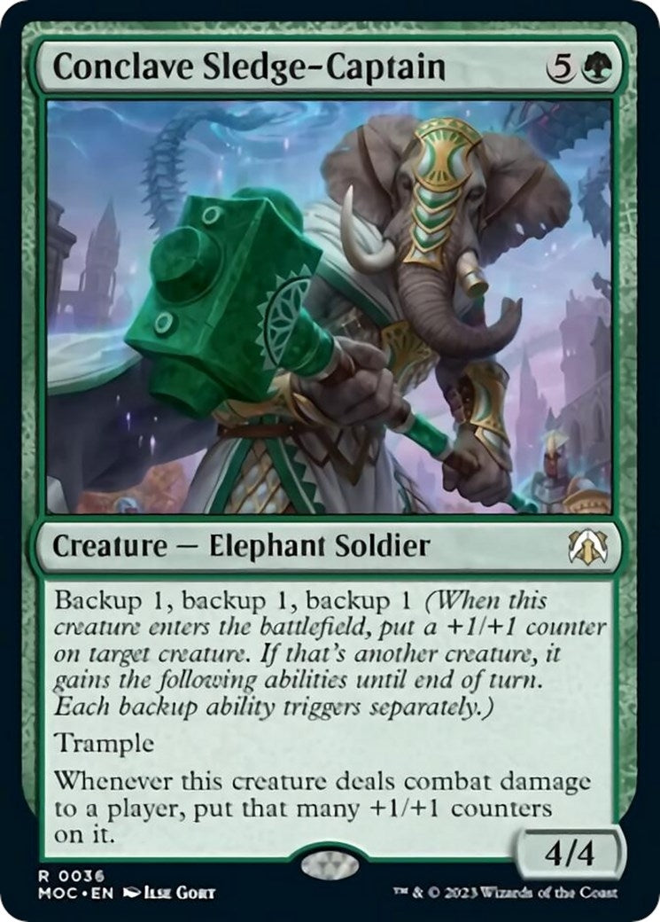 Image for Conclave Sledge-Captain (36) [March of the Machine] - Magic: The Gathering