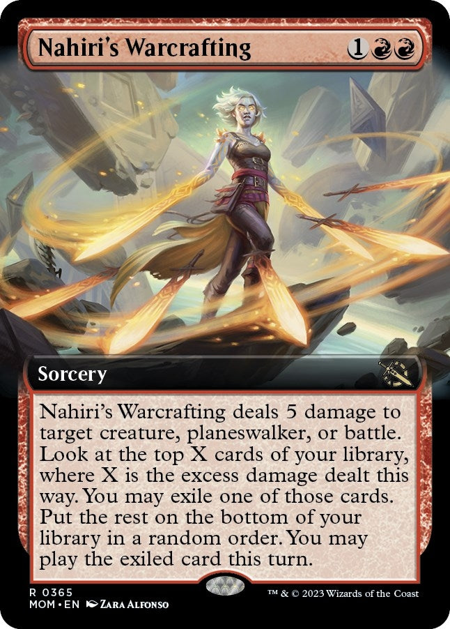 Image for Nahiri's Warcrafting (Extended Art) (365) [March of the Machine] - Magic: The Gathering