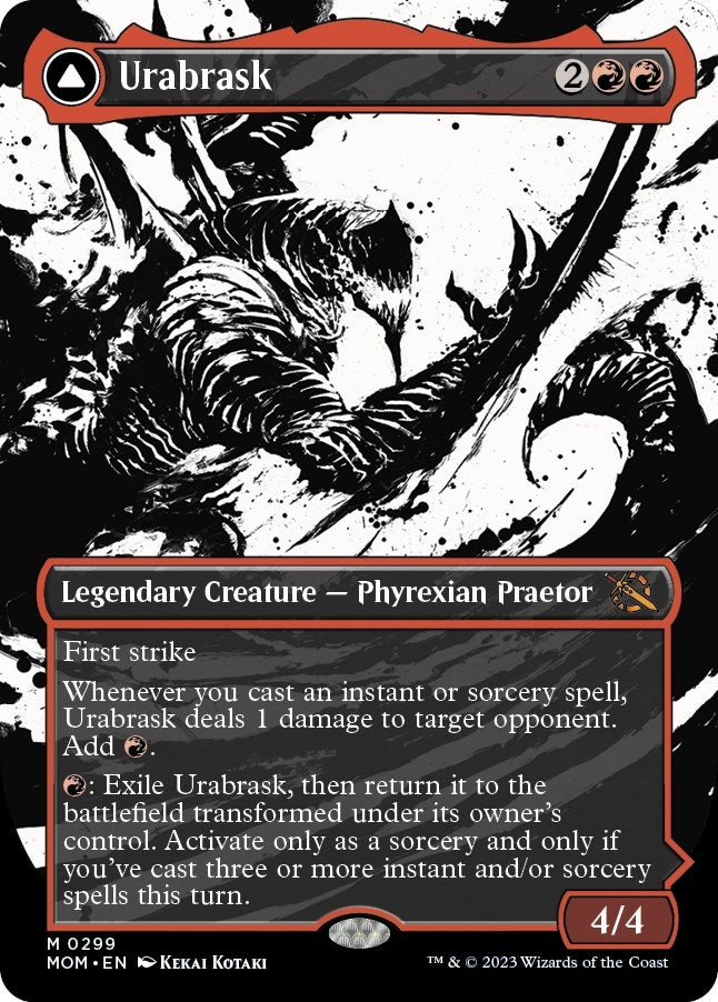Image for Urabrask (Showcase) (299) [March of the Machine] - Magic: The Gathering